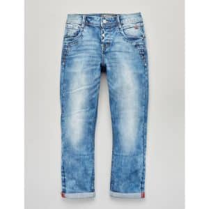 7/8 Jeans mit Turn-Up & Details