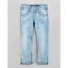 7/8 Stretch-Jeans mit Naht-Details