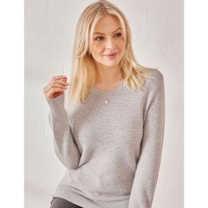 Pullover mit V-Neck