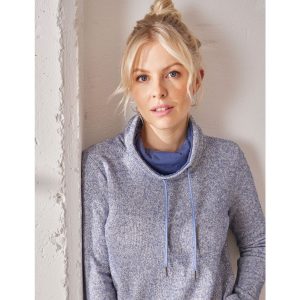 Jacquard-Sweatshirt mit Kragen