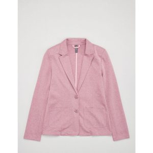 Lässiger Casual Blazer aus Piqué