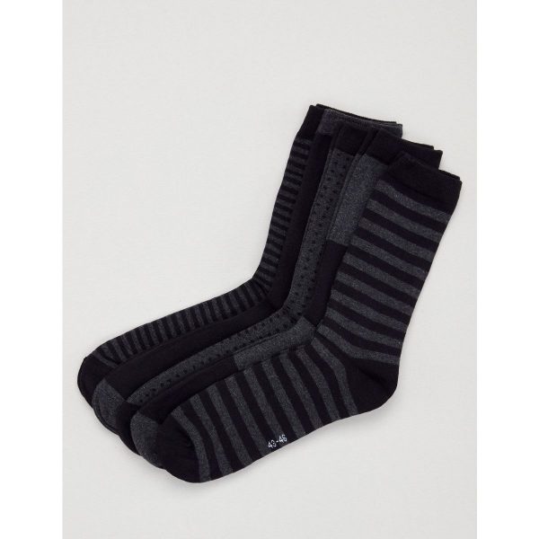 5er Pack Socken uni & Muster