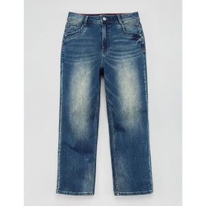 Ankle Jeans mit geradem Bein