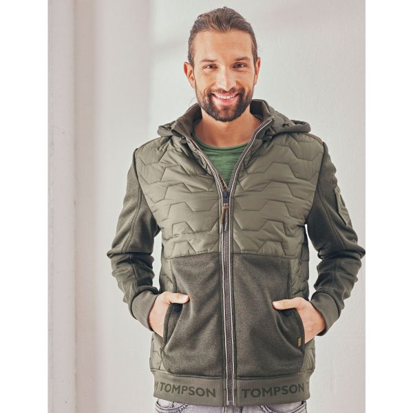 Sportiver Blouson im Material-Mix