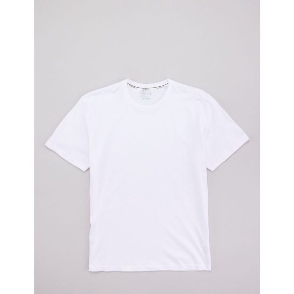 Basic T-Shirt aus Single Jersey