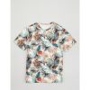 Sommer-T-Shirt mit Hawaii-Print