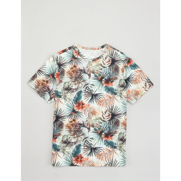 Sommer-T-Shirt mit Hawaii-Print