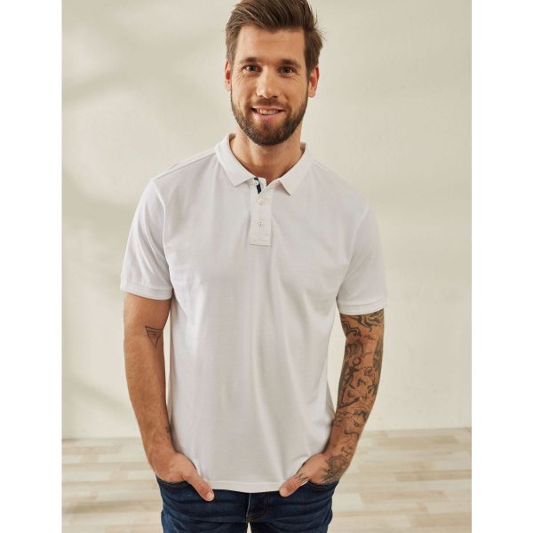 Basic Polo-Shirt mit Bio Baumwolle