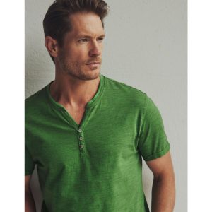 Henley-Shirt mit Bio Cotton