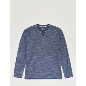 Softes Longsleeve im Henley-Style