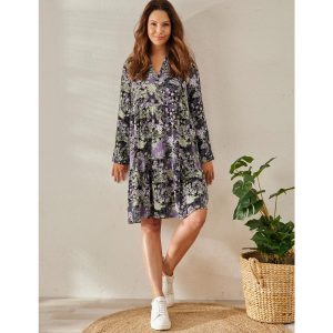 Aus LENZING™ ECOVERO™: Print-Kleid