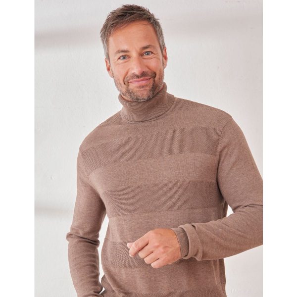 Leichter Pullover mit Rollkragen