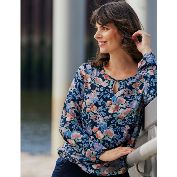 Bluse mit Print LENZING™ ECOVERO™