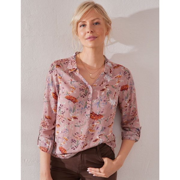 Aus LENZING™ ECOVERO™: Print-Bluse