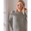 Sweat mit Allover-Struktur