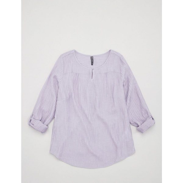 Allrounder: Uni-Bluse mit Struktur