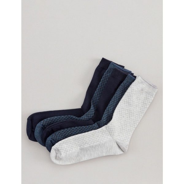 5er Pack Socken mit Struktur