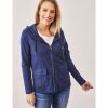 Allrounder: Shirtjacke mit Kapuze