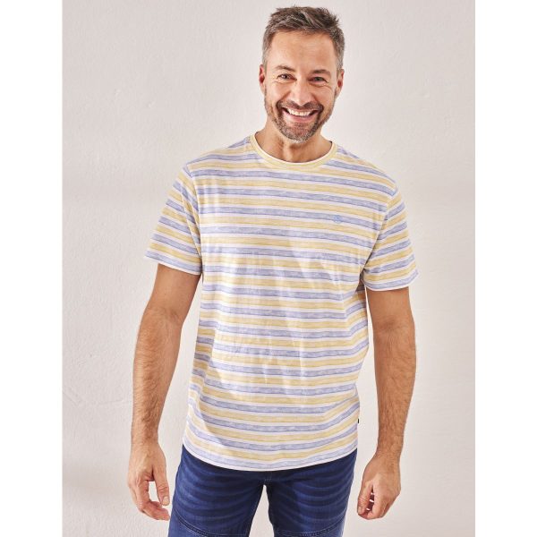 Pure Cotton: T-Shirt mit Streifen