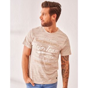 Rundhals-Shirt mit Front-Print