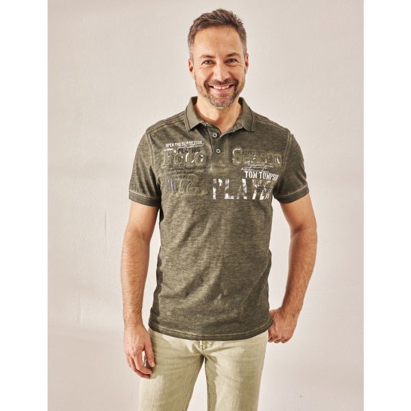 Softes Polo-Shirt in Slub-Optik