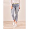 7/8 Jeans mit Seitentaschen