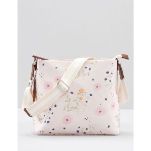 Mittelgroße Tasche mit Blumenprint