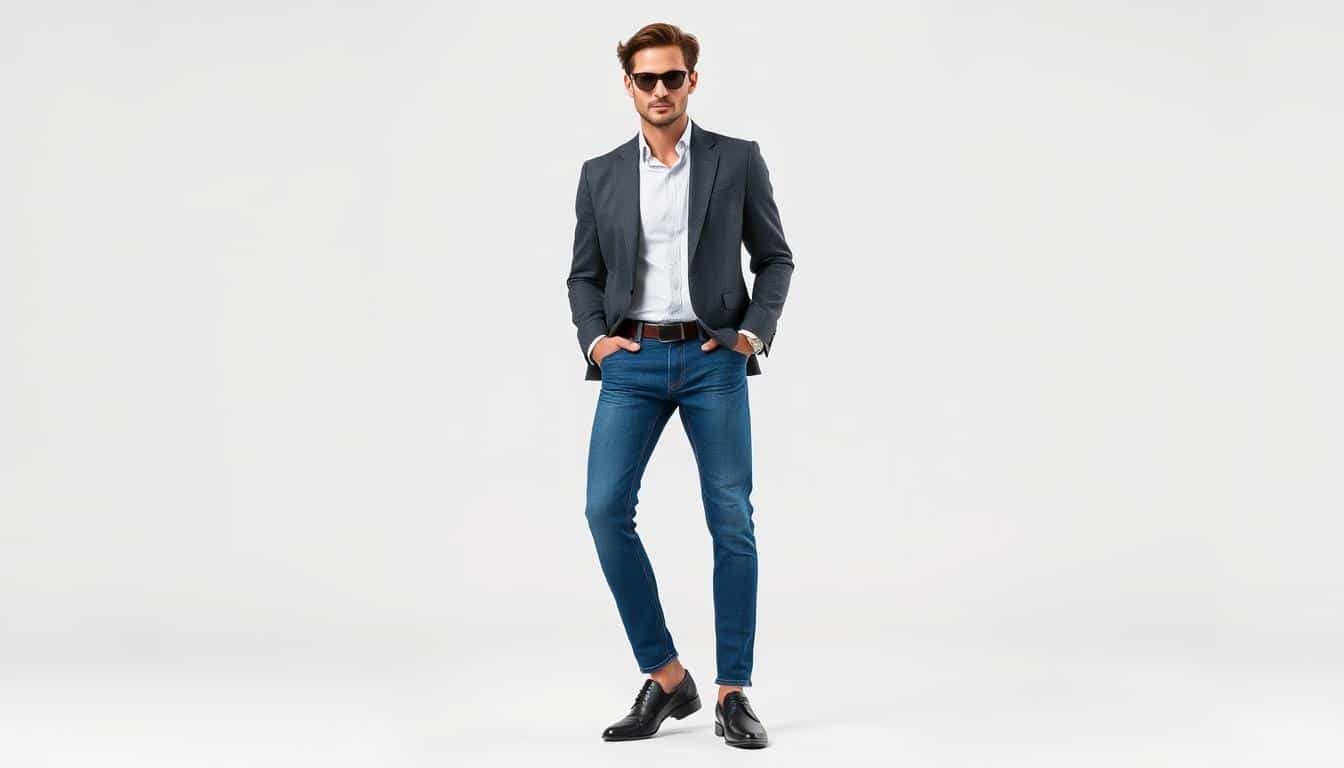 So kombinierst du Jeans mit Blazern und Jacken